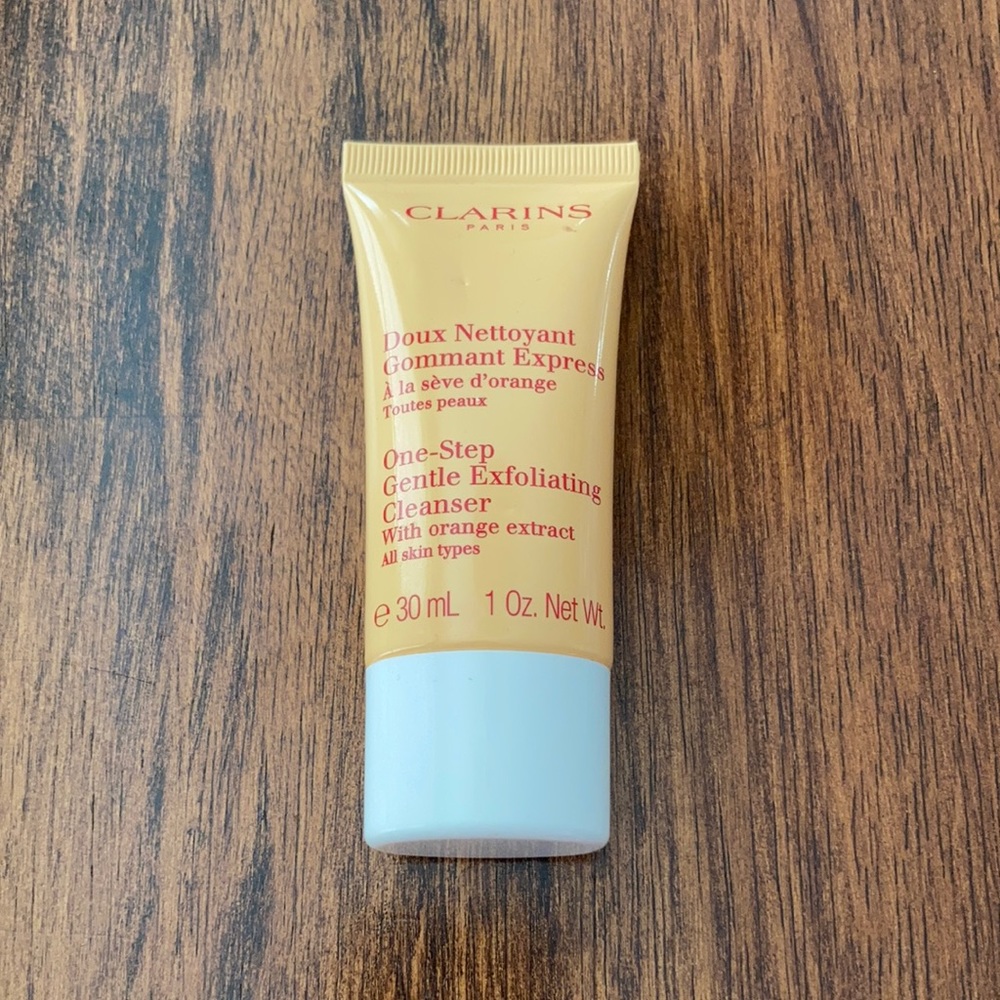 NEW Clarins One Step Exfoliating Cleanser Face Wash Travel Size 1 fl oz SEALED